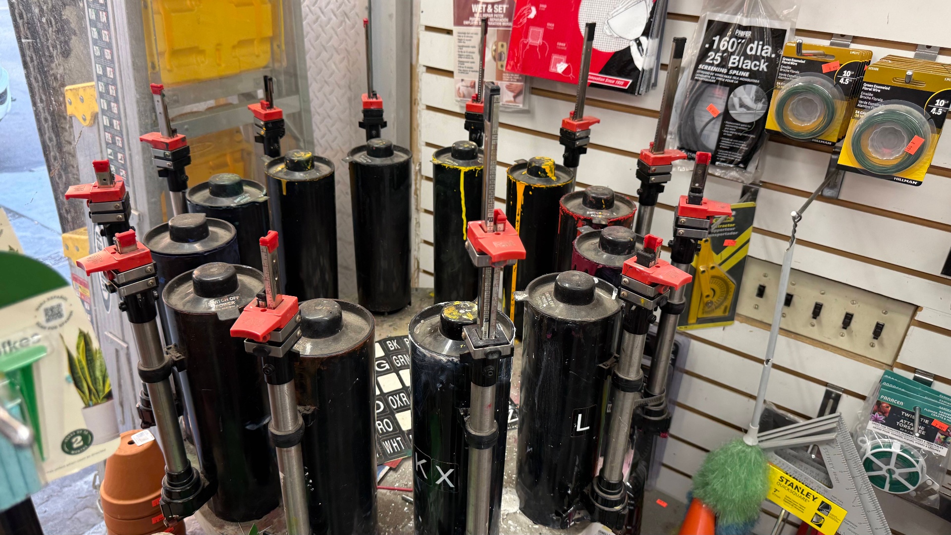 Paint shakers and color mixing equipment