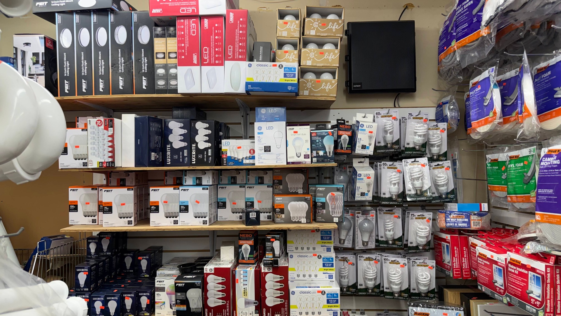 Paint aisle and primer selection